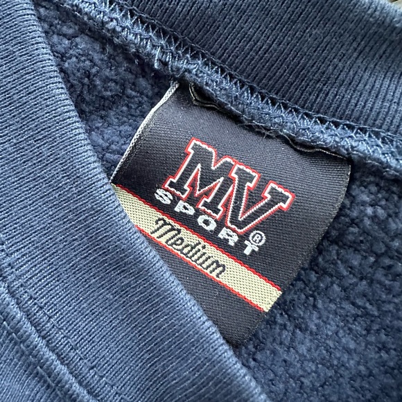 MV SPORT Ladies Navy ‘Martha’s Vineyard’ Long Sleeve Cotton Sweatshirt - Sz MED - Picture 2 of 13